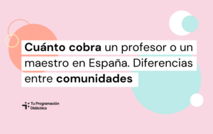 sueldo profesor españa