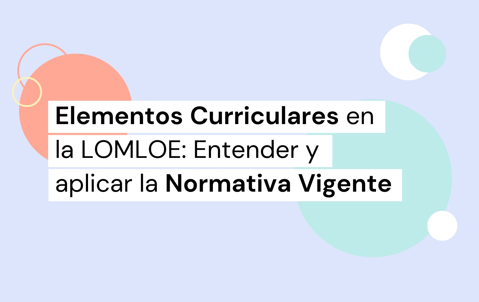 Elementos Curriculares