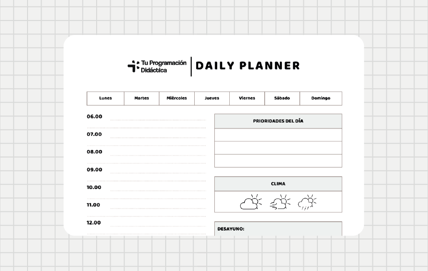 Planner diario