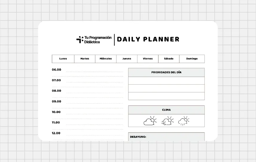 Planner diario