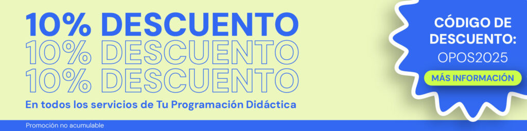 descuento tu programacion didactica tpd