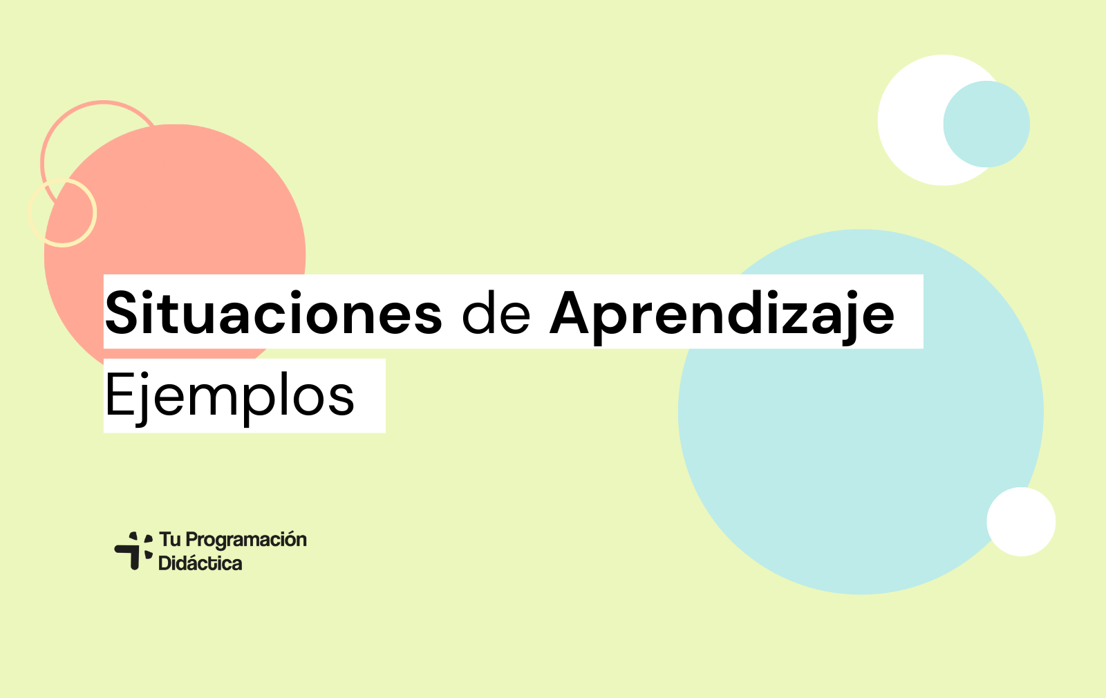 situaciones de aprendizaje