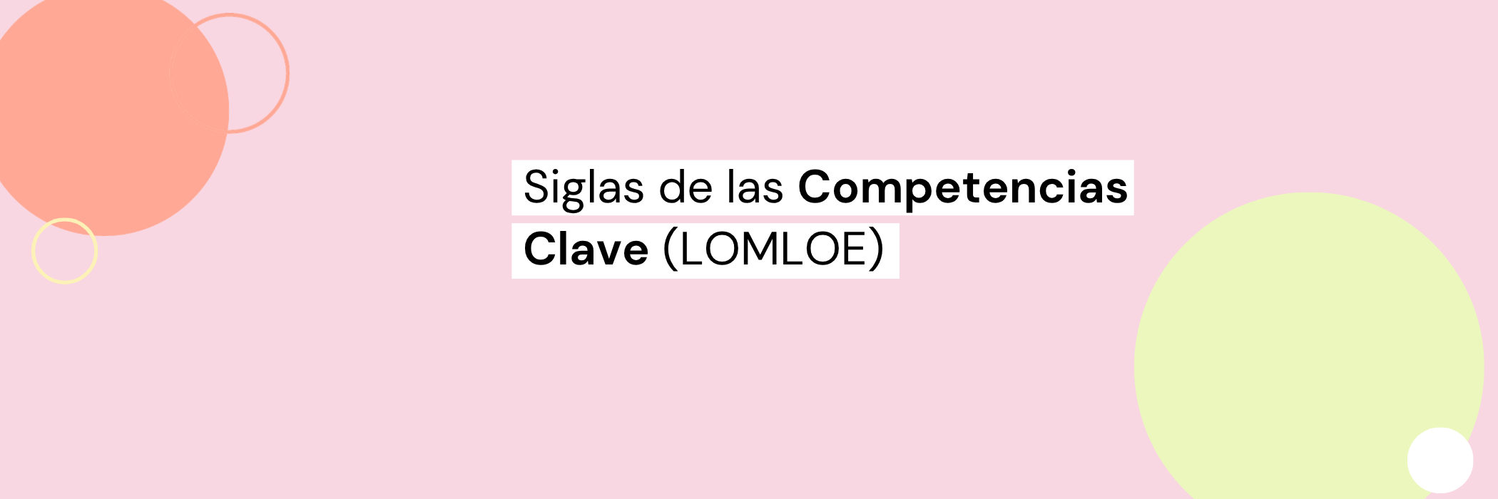 competencias clave lomloe siglas