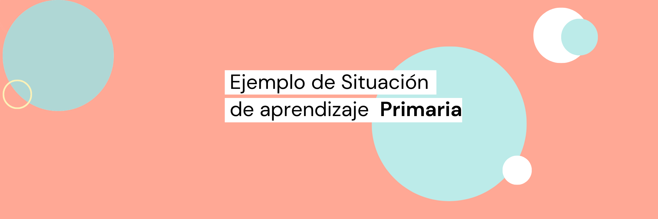 ejemplo situación de aprendizaje primaria