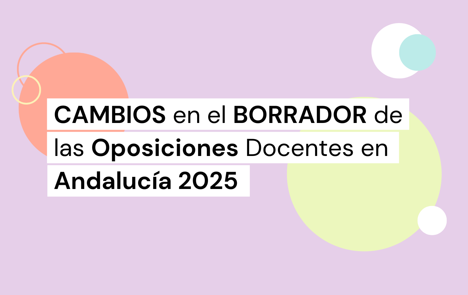 oposiciones docentes andalucía 2025