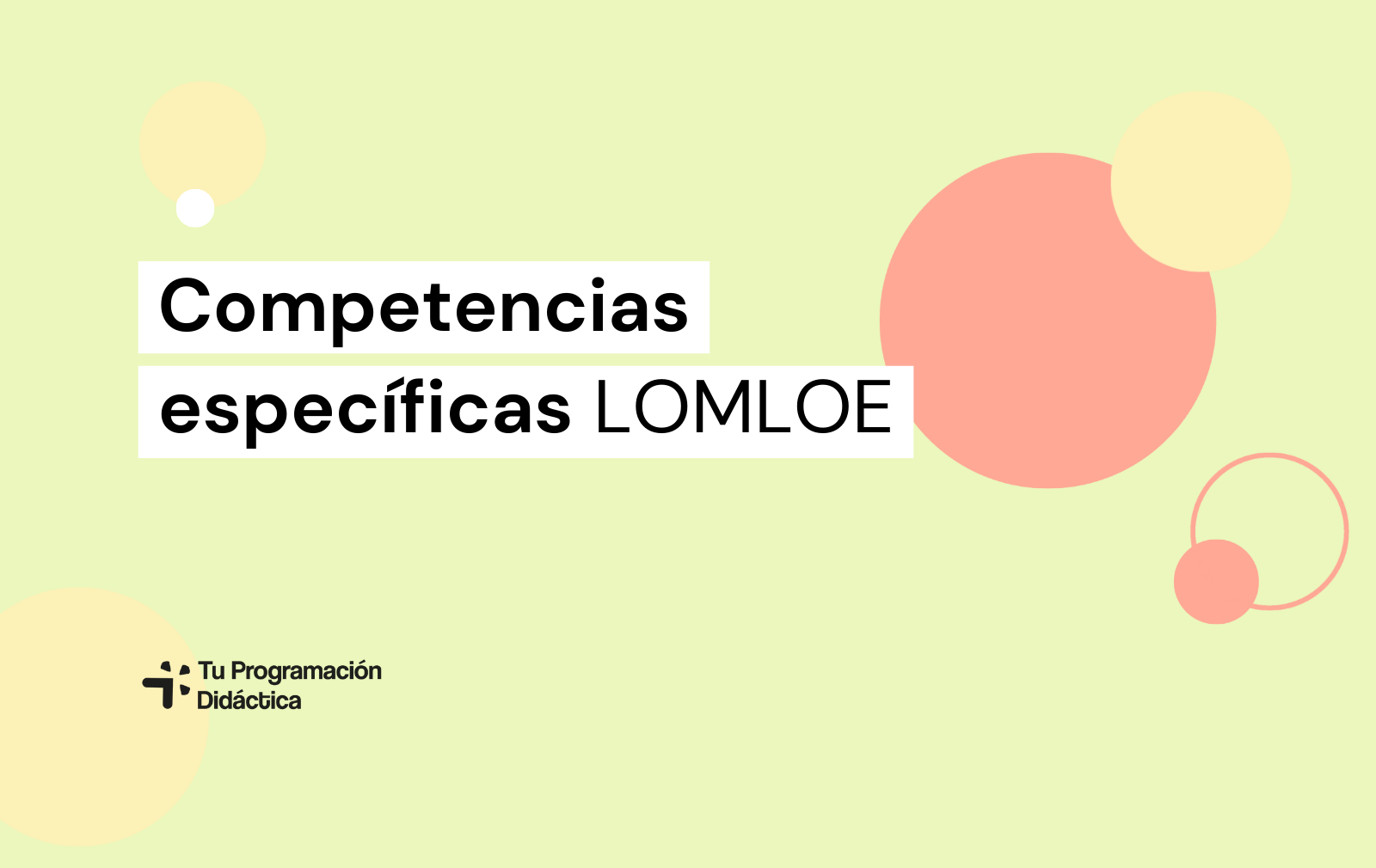 competencias específicas lomloe