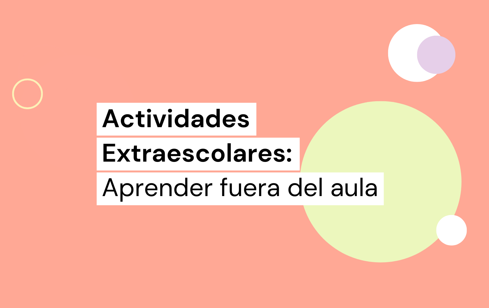 Actividades complementarias y extraescolares