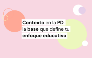 Contexto en la Programación Didáctica