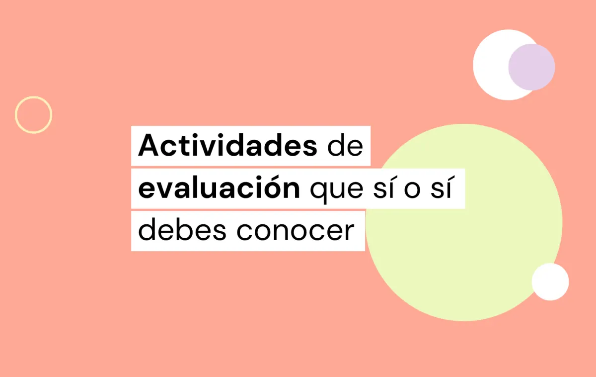 actividades de evaluación