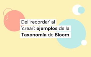 ejemplos de la taxonomía de bloom