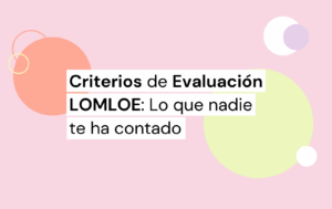 lomloe criterios de evaluación