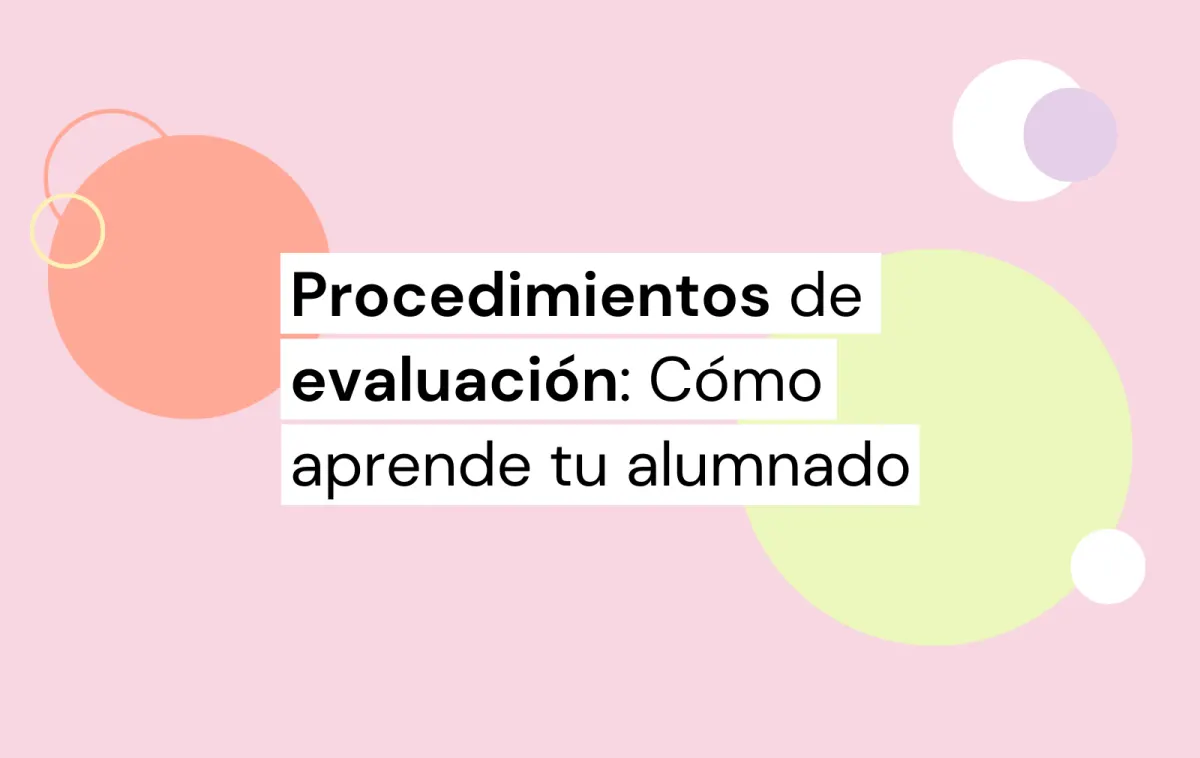 procedimientos de evaluación