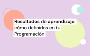 resultados de aprendizaje
