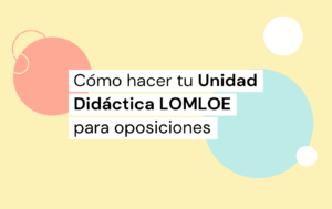 unidad didactica oposiciones