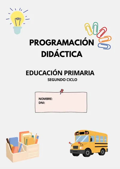 libro programación didáctica educación primaria segundo ciclo
