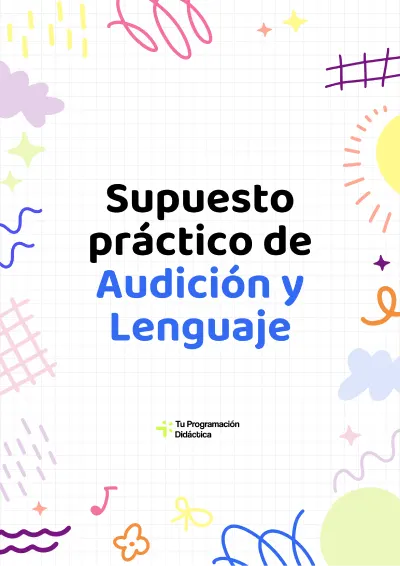 libro supuesto práctico de audición y lenguaje